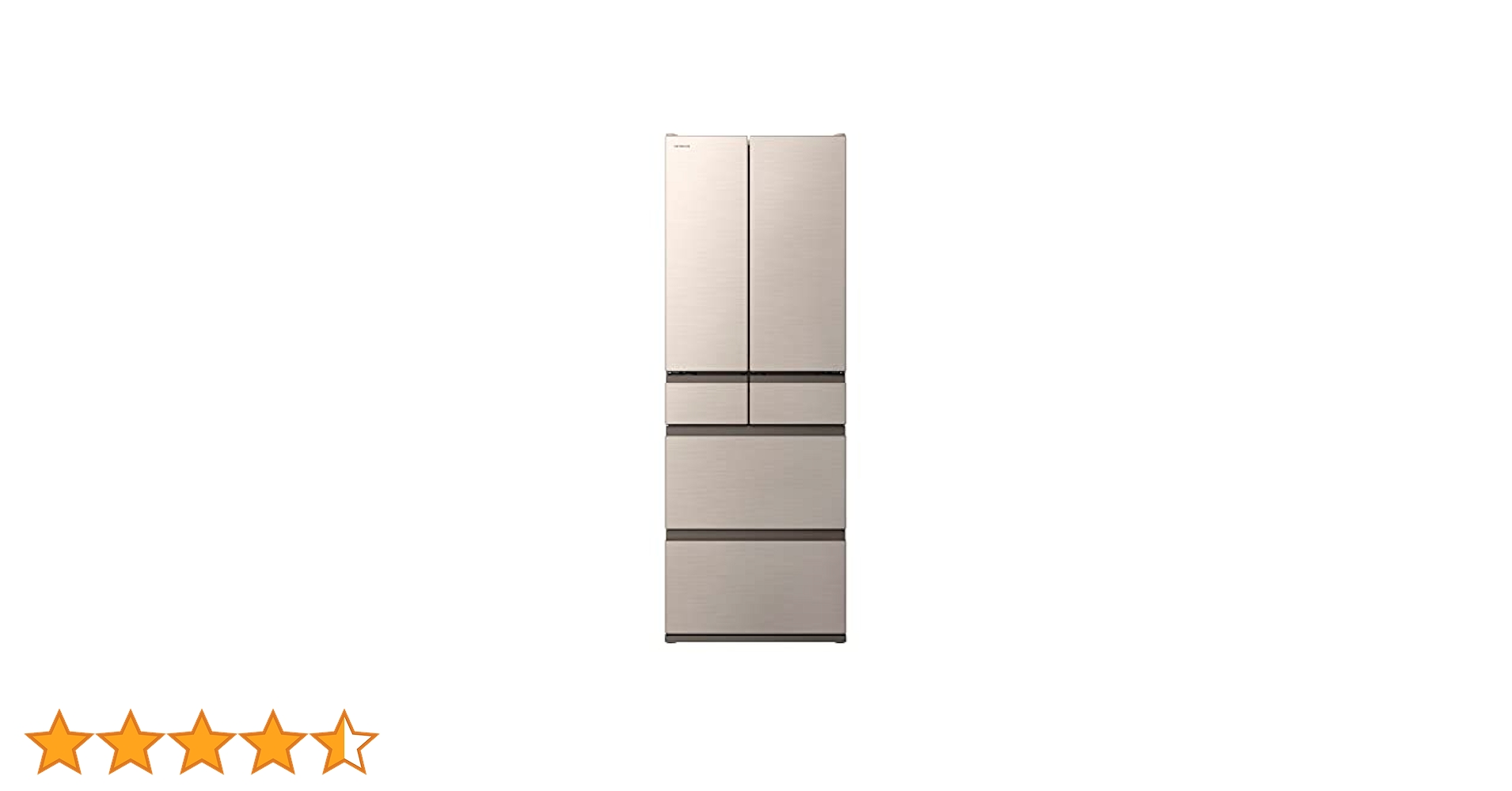 Amazon | 日立 冷蔵庫 幅65cm 485L フレンチドア R-HW49S N
